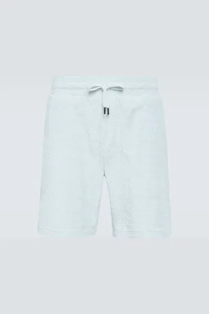 Frescobol Carioca Augusto cotton terry jacquard shorts