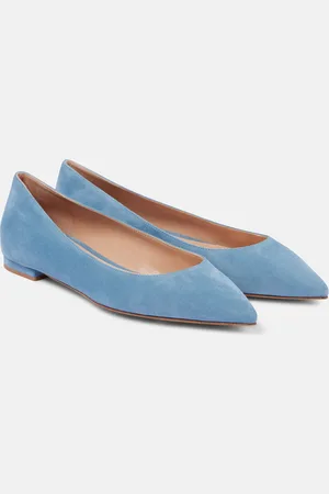 Gianvito Rossi Suede ballet flats