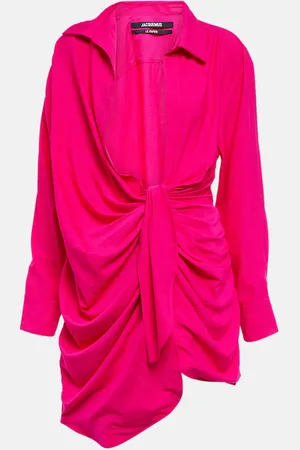 Jacquemus La Robe Bahia tie-detail minidress