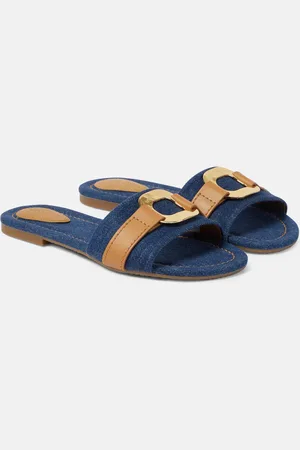 See by Chloé See By ChloÃ© Klaire denim slides
