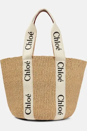 Chloé ChloÃ© x Mifuko Woody Large raffia tote
