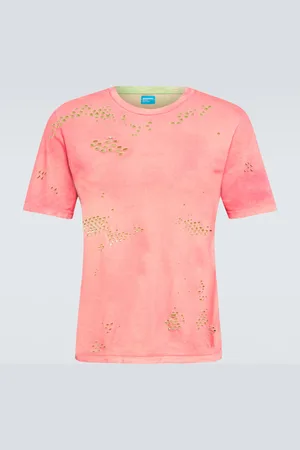 NotSoNormal Distressed cotton jersey T-shirt