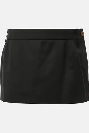 Vivienne Westwood Low-rise wool miniskirt
