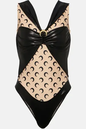 Marine Serre Printed jersey bodysuit