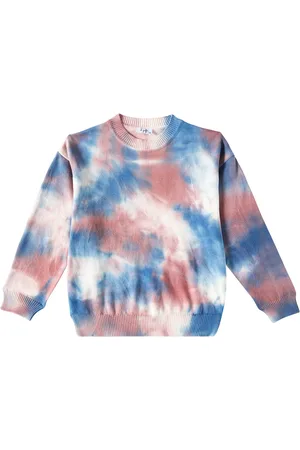 Il gufo Tie-dye cotton sweater