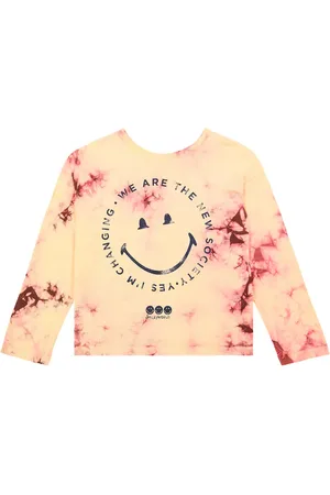 The New Society X SmileyWorldÂ® tie-dye cotton T-shirt