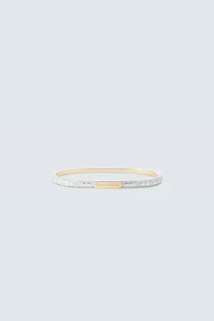 Maison Margiela Embossed two-tone bracelet