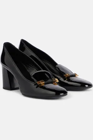 Khaite Elio patent leather loafer pumps