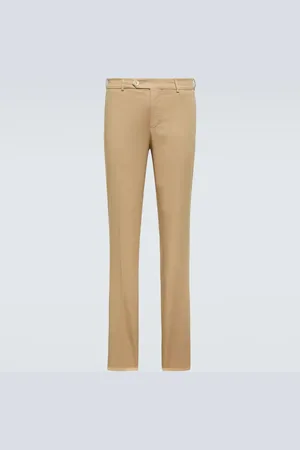 Brunello Cucinelli Cotton-blend slim pants