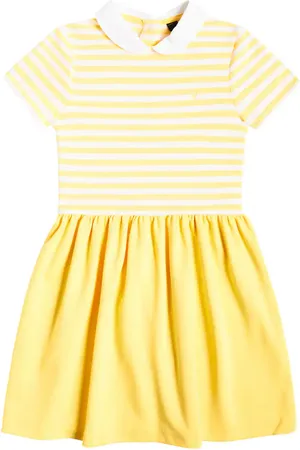 Ralph Lauren Striped cotton-blend dress