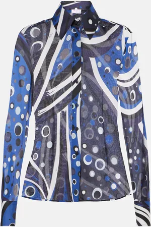 Puccini Fontane cotton muslin shirt