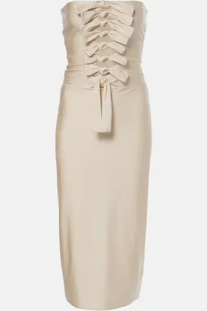 COPERNI Gala tie-front jersey midi dress