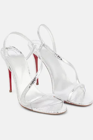 Christian Louboutin Rosalie metallic leather sandals