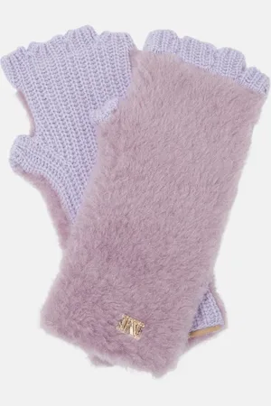 Max Mara Manny teddy fingerless gloves
