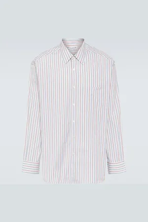 Lanvin Striped cotton poplin shirt