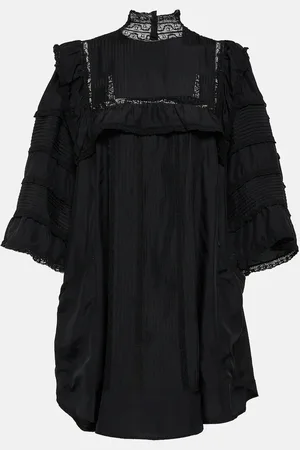 Isabel Marant Zakae ruffle-trimmed silk minidress