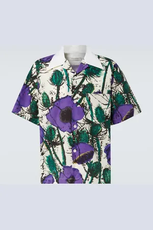 WALES BONNER Highlife floral cotton bowling shirt