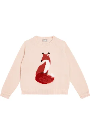 Il gufo Embroidered virgin wool sweater