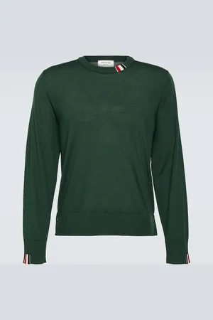 Thom Browne Wool-blend jersey sweater