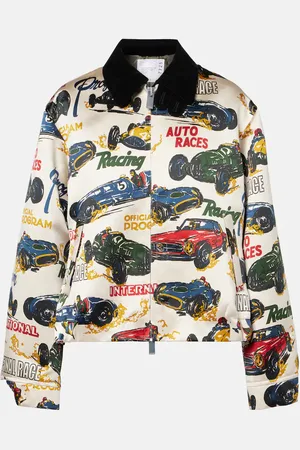 SACAI Printed blouson