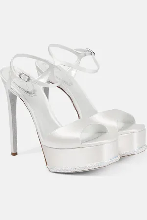 RENE CAOVILLA Bridal platform pumps