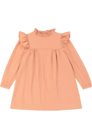 BONPOINT Ruffled wool dress