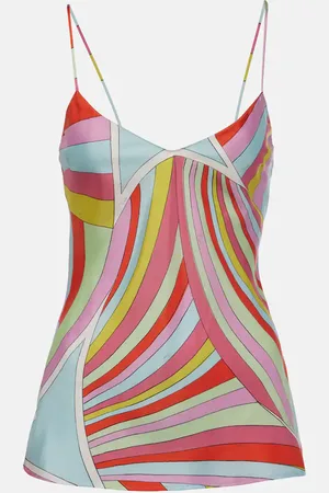 Puccini Iride silk twill top