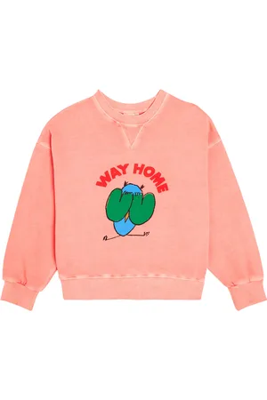 Jelly Mallow Printed cotton jersey sweatshirt