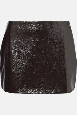 The Frankie Shop Mary faux leather miniskirt