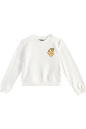Moschino Printed cotton-blend sweatshirt
