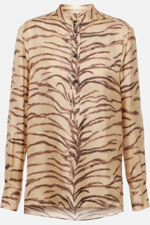 Stella McCartney Printed silk shirt