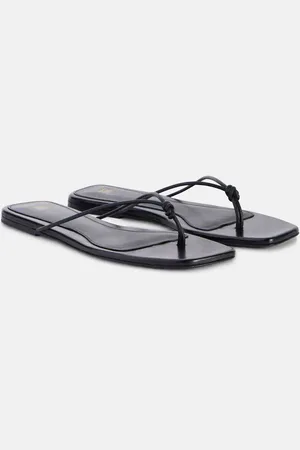 Totême The Knot leather thong sandals