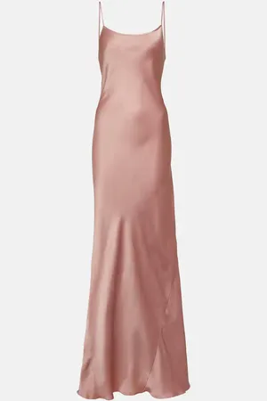 Victoria Beckham Cami satin gown