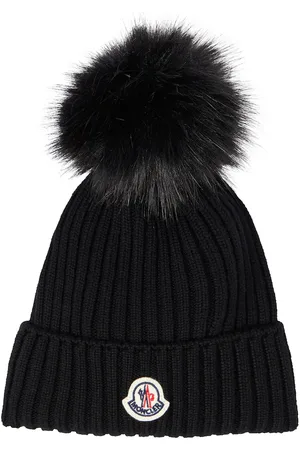 Moncler Logo virgin wool beanie