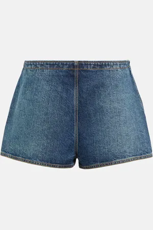 Alaïa AlaÃ¯a Denim shorts