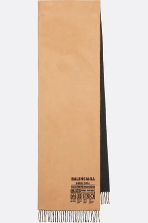 Balenciaga Garde-Robe cashmere and wool scarf