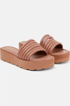 Gianvito Rossi Leather platform sandals