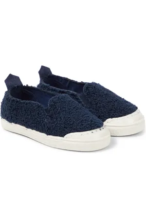 Il gufo Faux shearling slip-on sneakers