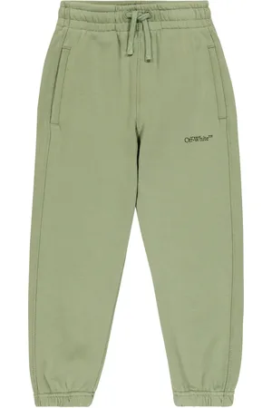 OFF-WHITE Logo cotton sweatpants