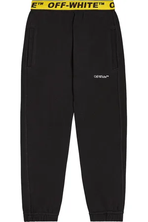 OFF-WHITE Logo cotton jersey sweatpants