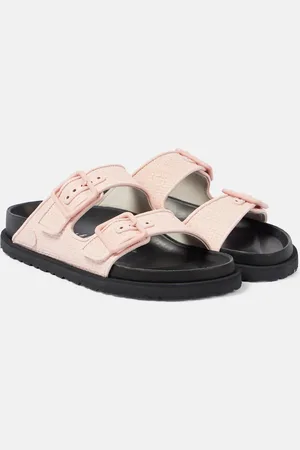 Birkenstock Arizona Luxe raffia sandals