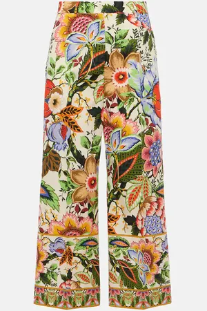 Etro Floral cotton culottes