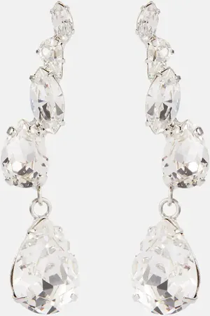 Jennifer Behr Roxie crystal-embellished ear crawlers