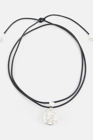 MAGDA BUTRYM Rose sterling charm necklace
