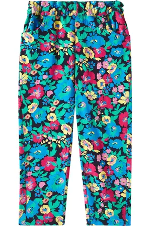 Bobo Choses Flowers cotton corduroy pants
