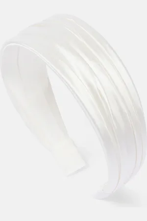 Jennifer Behr Natasha silk satin headband