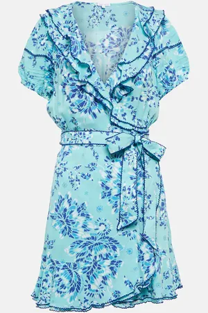 POUPETTE ST BARTH Aude printed wrap minidress