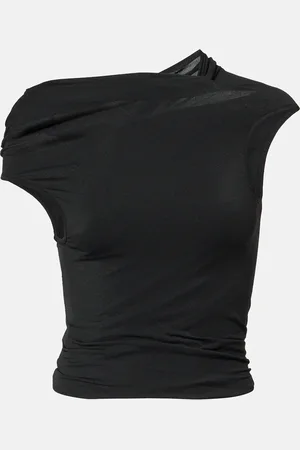 Rick Owens Draped jersey minidress