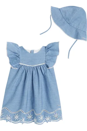 Chloé ChloÃ© Kids Baby denim hat and dress set