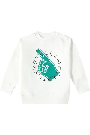 Stella McCartney Logo printed cotton jersey sweatshirt